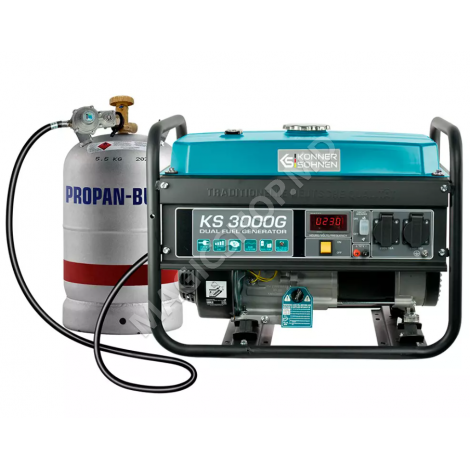 Generator electric Könner&Söhnen KS 3000G 3kw Gaz/Benzină AVR